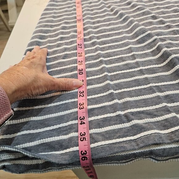 NWOT Sail To Sable STS Striped Dress XL Navy Nautical Preppy Short Sleeve - Picture 8 of 8